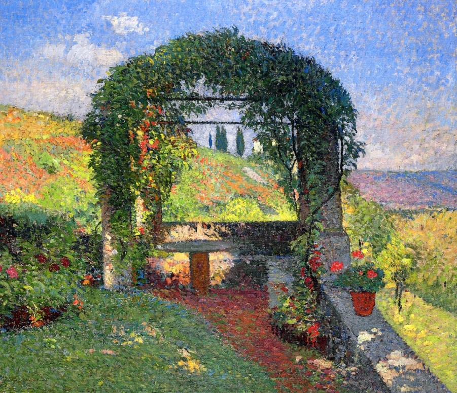 The Pergola by Henri Martin