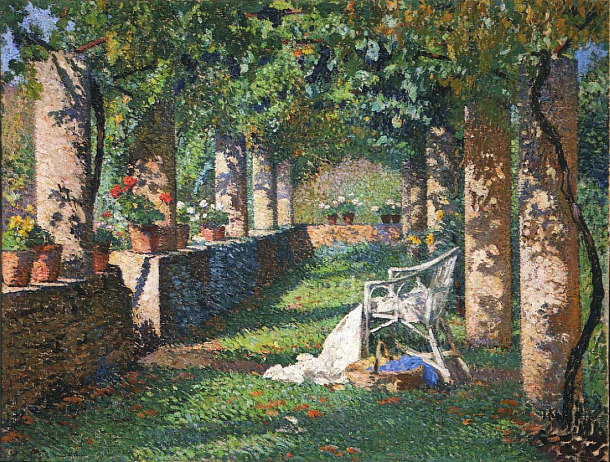 The Pergola in Spring by Henri Martin