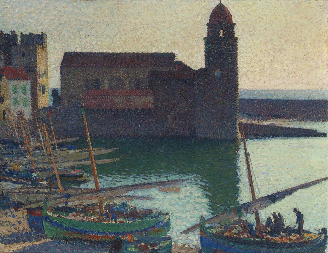 The Port of Collioure by Henri Martin