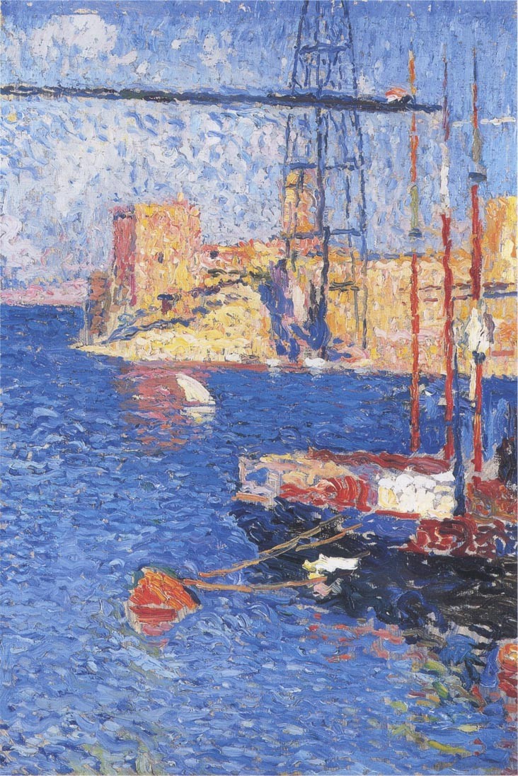 The Port of Marseilles transhipping by Henri Martin
