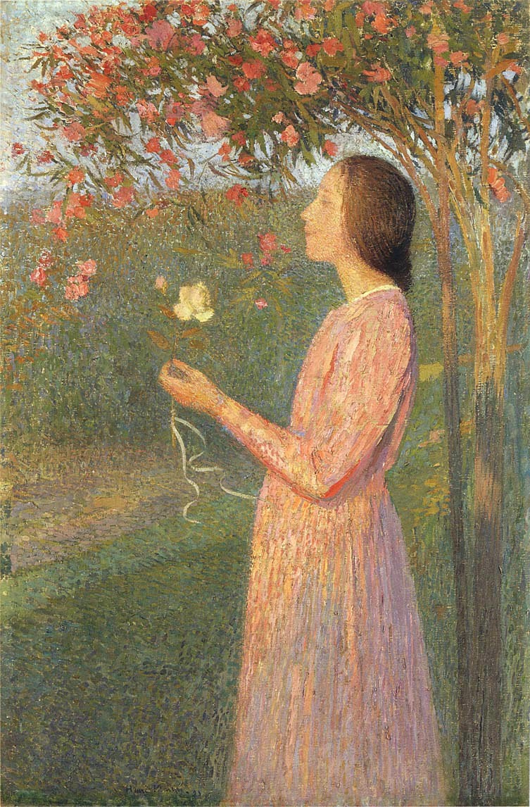 The Rose Robe by Henri Martin