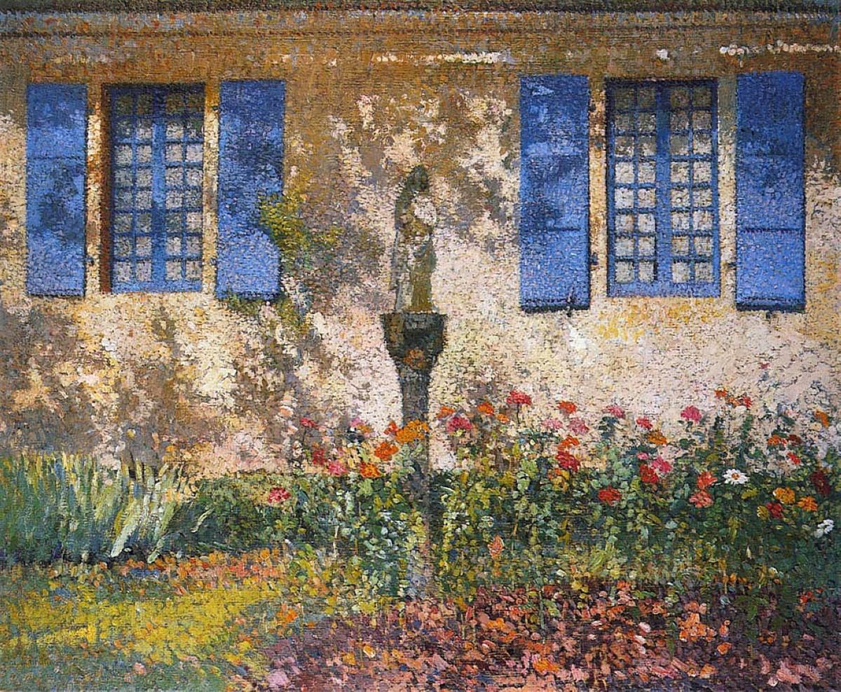 The windows of Marquayrol by Henri Martin