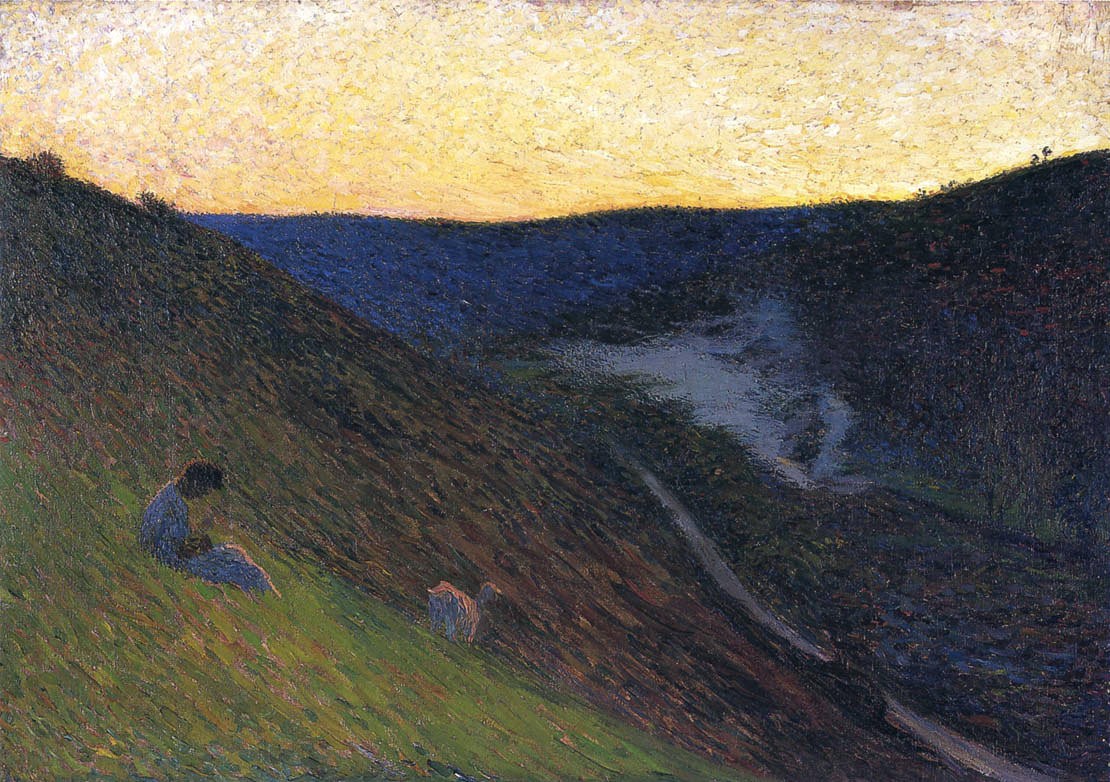 Valley Verde in Crepuscule by Henri Martin