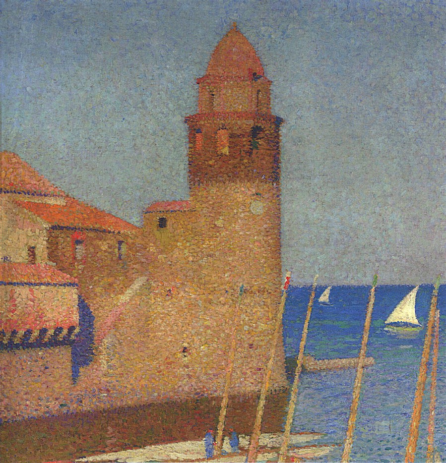 View of Collioure by Henri Martin