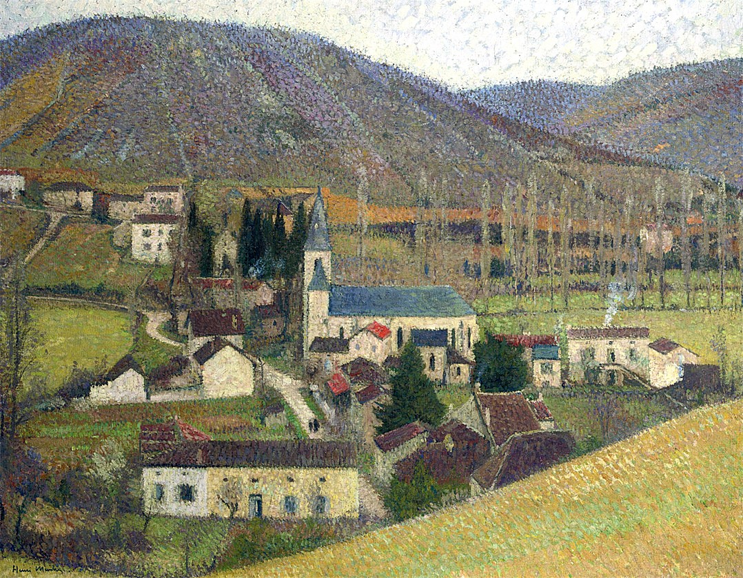 View of Labastide in Gray Weather by Henri Martin