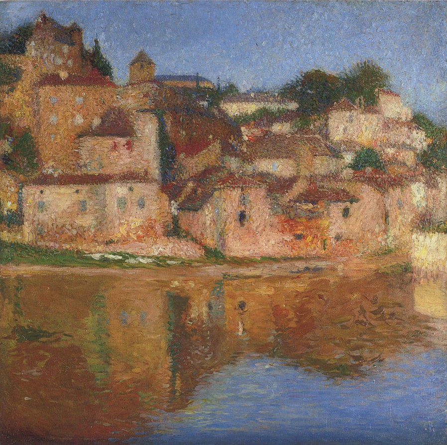 View of Puy l'Eveque by Henri Martin