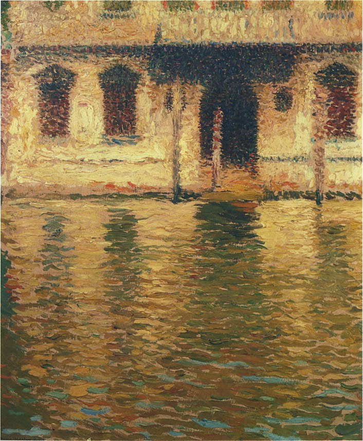 View of the Palace in Venice by Henri Martin