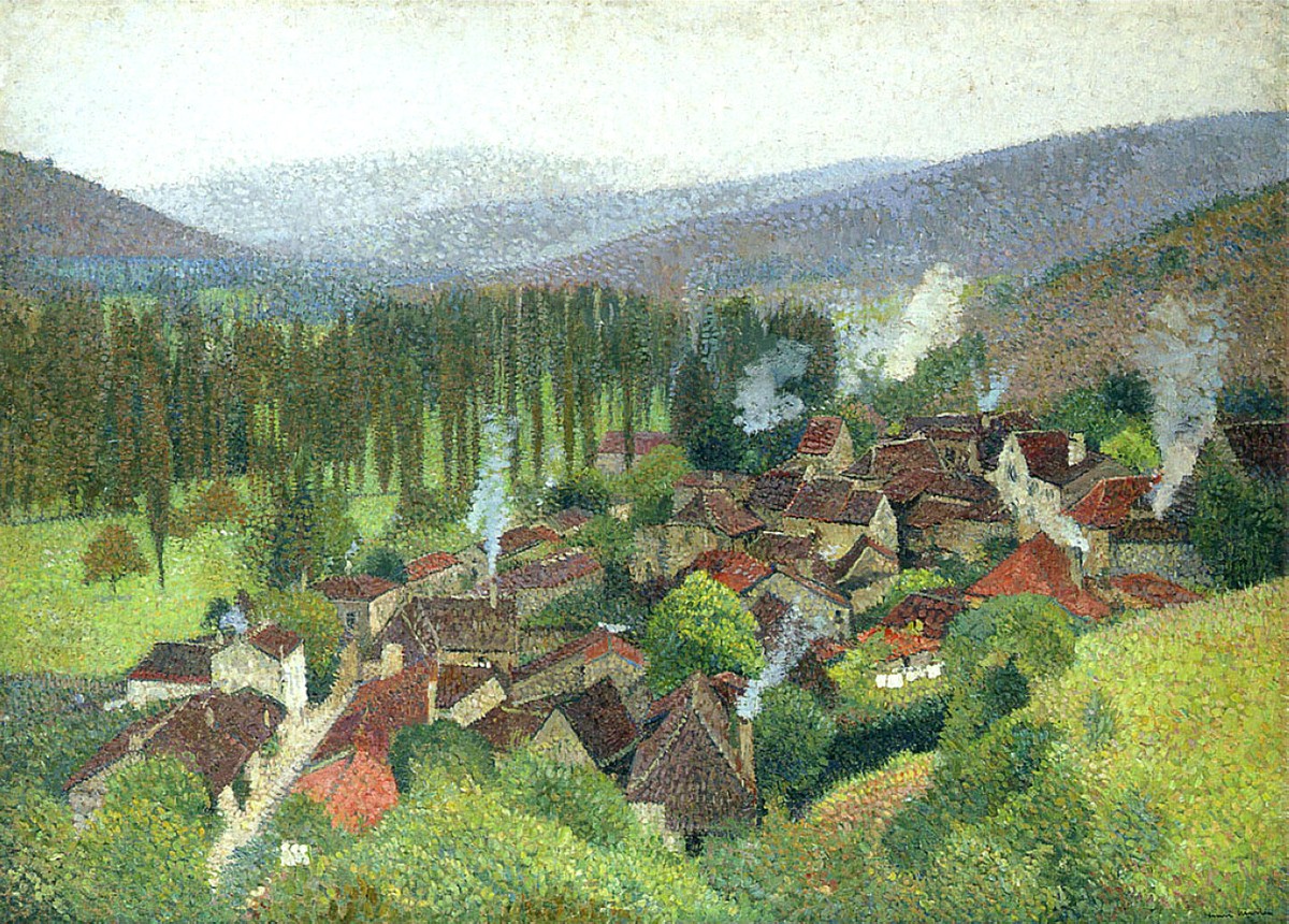 View of the Terrasse de Marquayrol, Labastide du Vert by Henri Martin