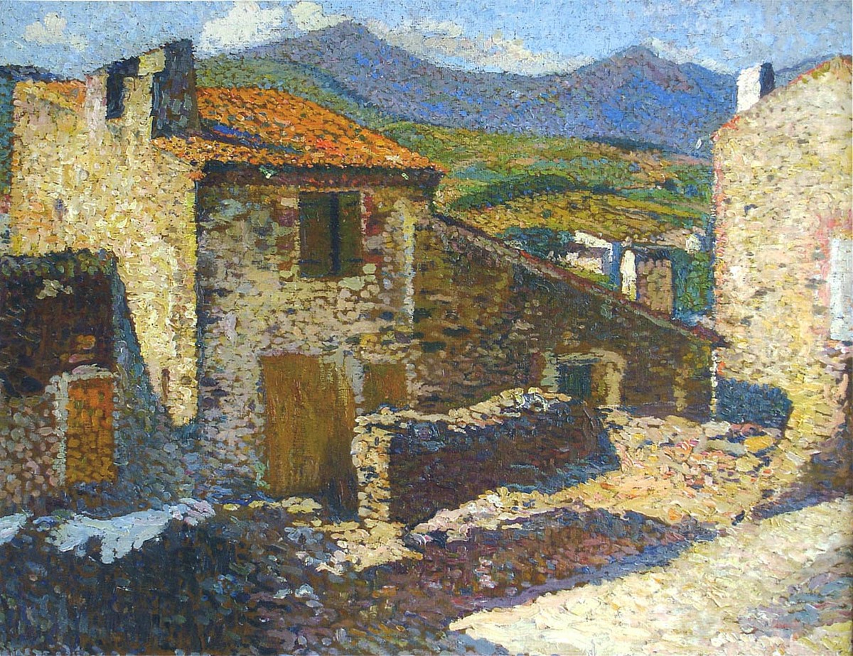 Village in the Sun by Henri Martin