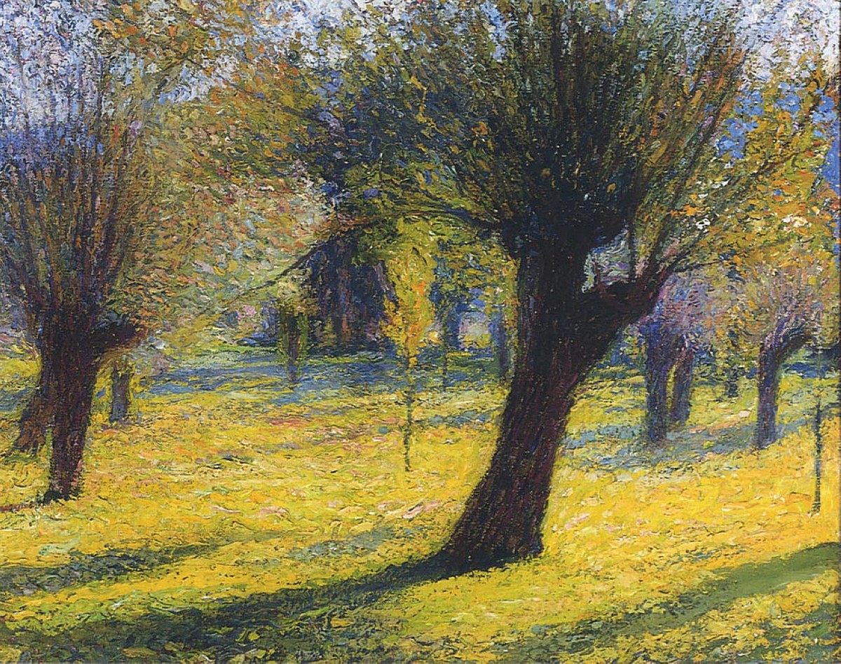 Willows in the Vert by Henri Martin