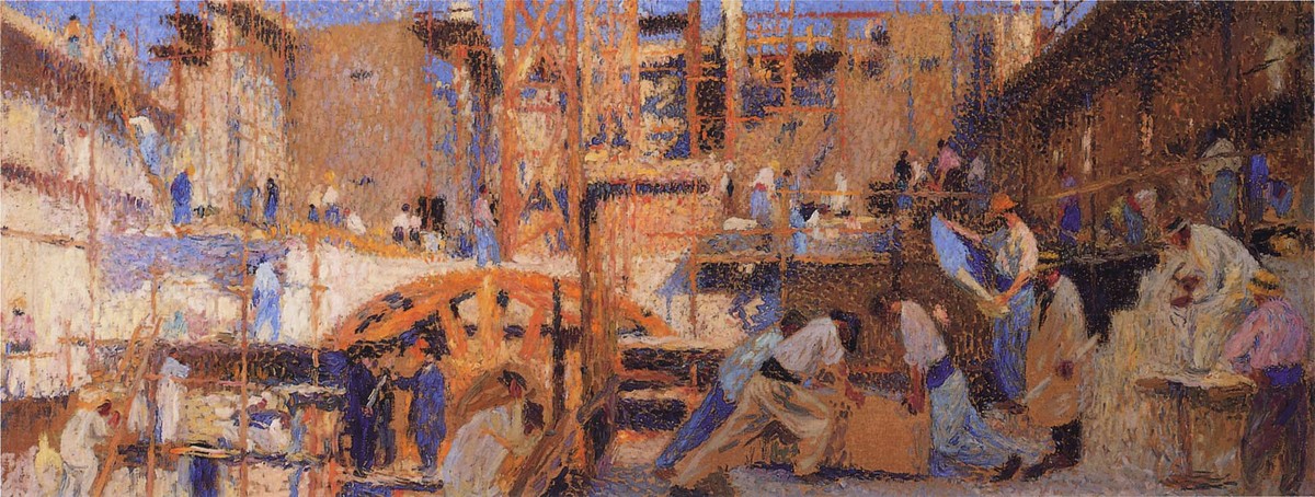 Work by Henri Martin