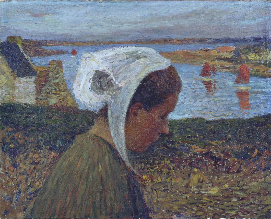 Young Breton at the Seaside by Henri Martin