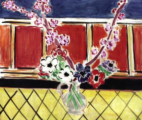 Anemones and Peach Blossoms by Henri Matisse