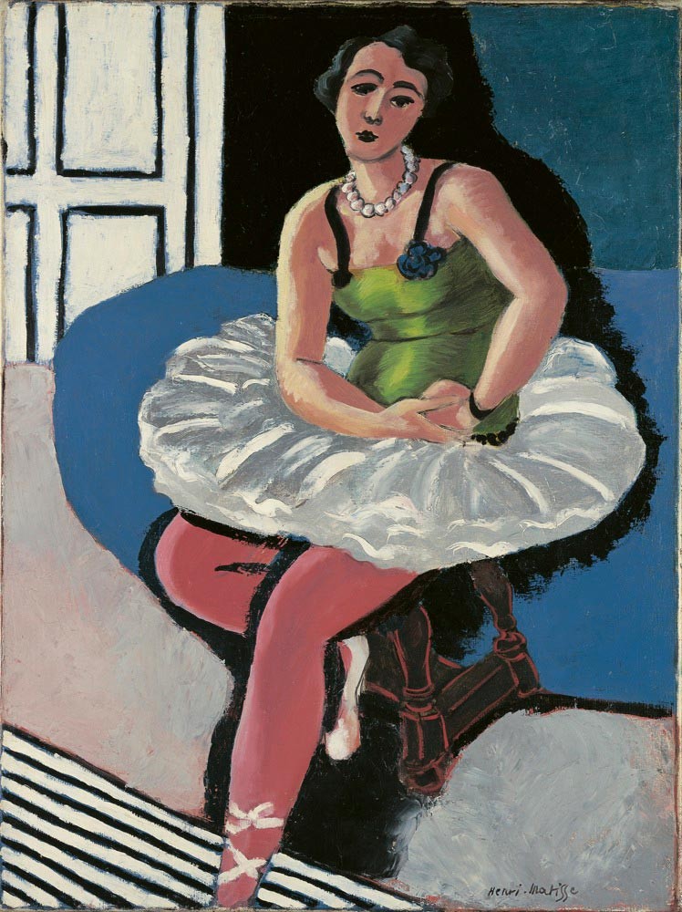 Ballet Dancer Seated on a Stool by Henri Matisse