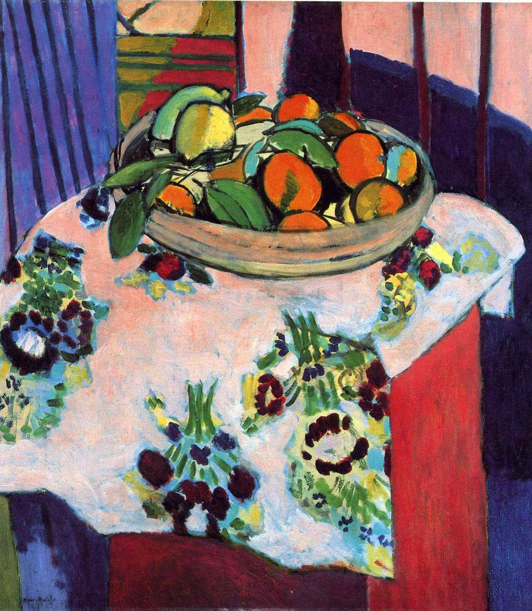 Basket with Oranges by Henri Matisse