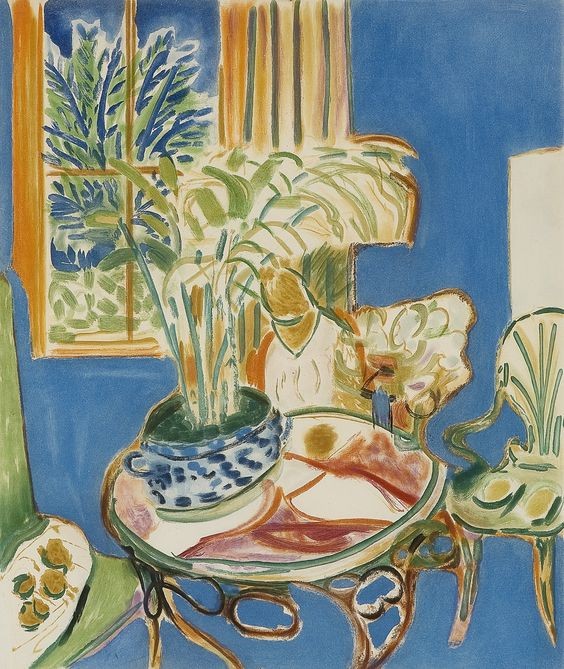 Blue Interior by Henri Matisse