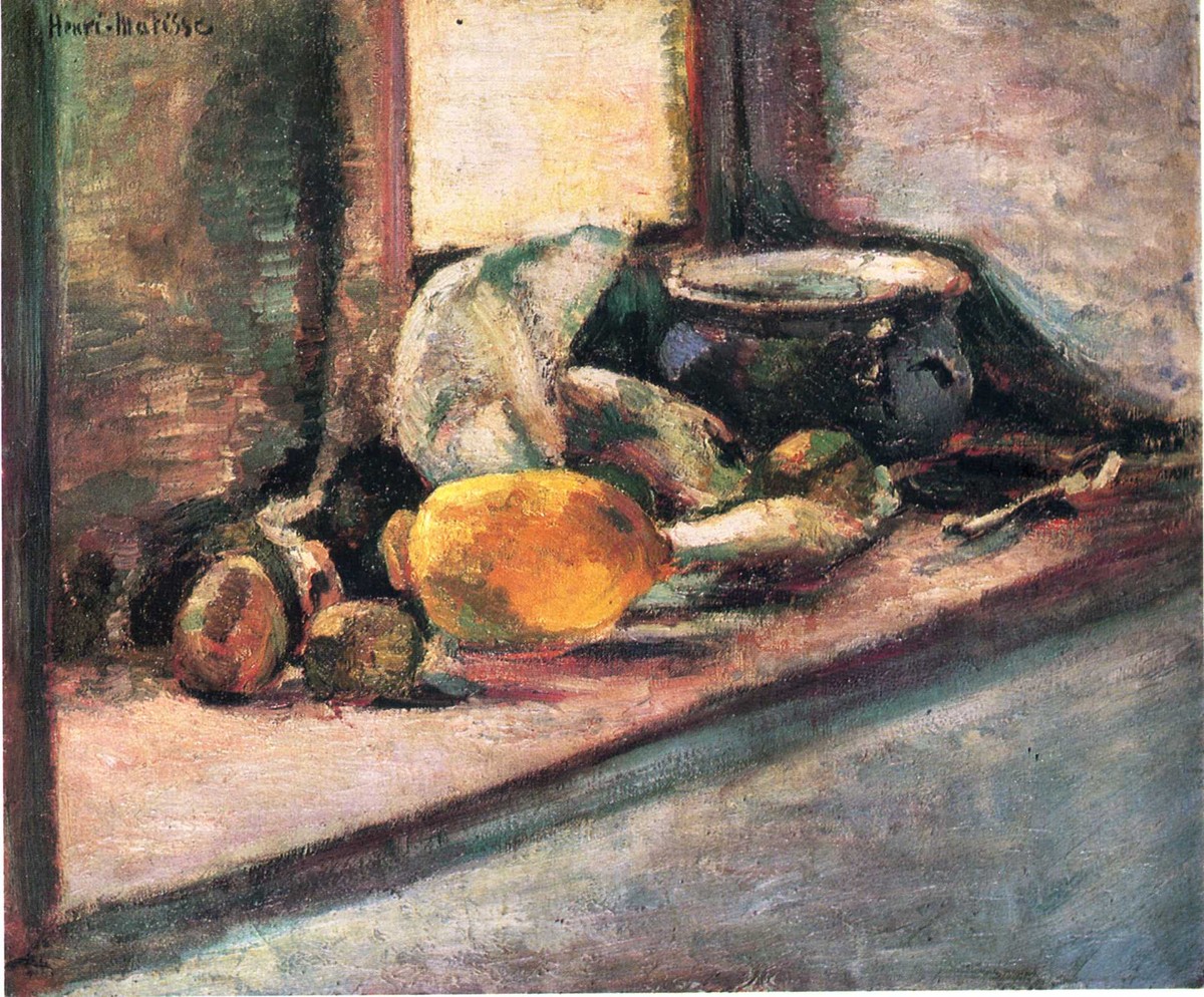 Blue Pot and Lemon by Henri Matisse