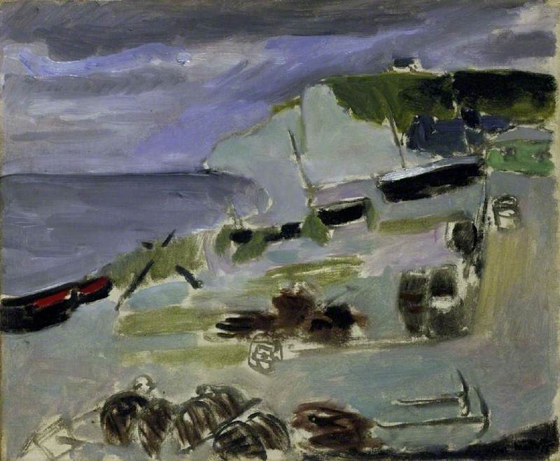 Boats on the Beach, Etrétat by Henri Matisse
