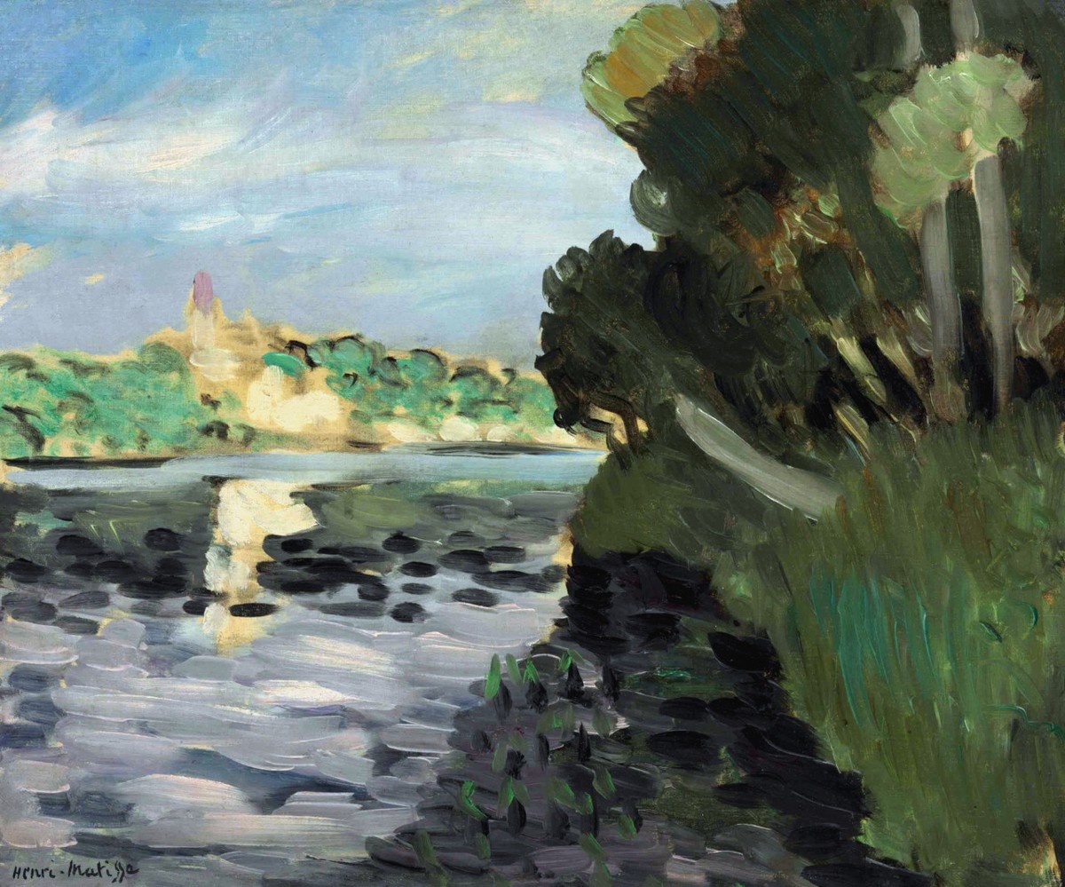 Bords De La Seine À Vétheuil by Henri Matisse