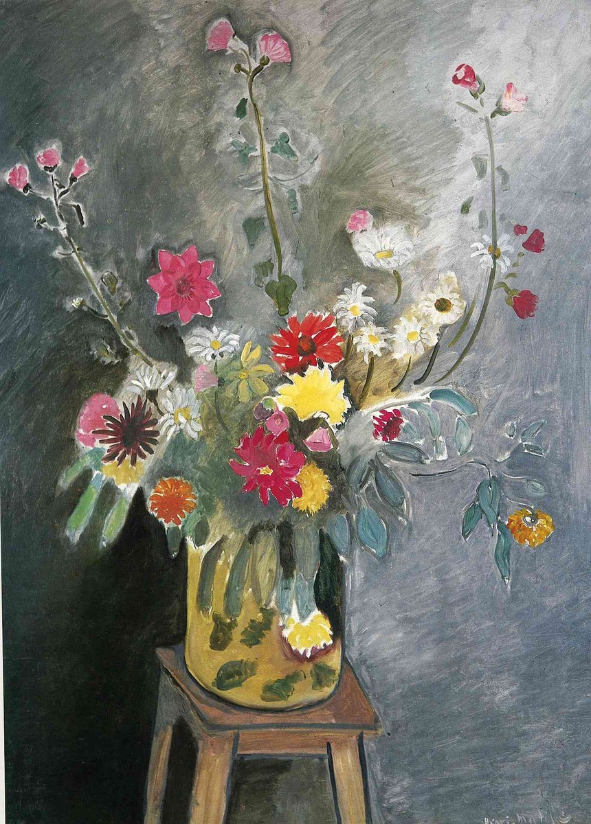 Bouquet of mixed flowers by Henri Matisse