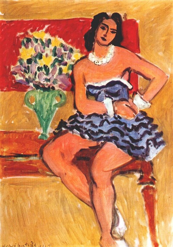 Dancer In Blue Tutu by Henri Matisse
