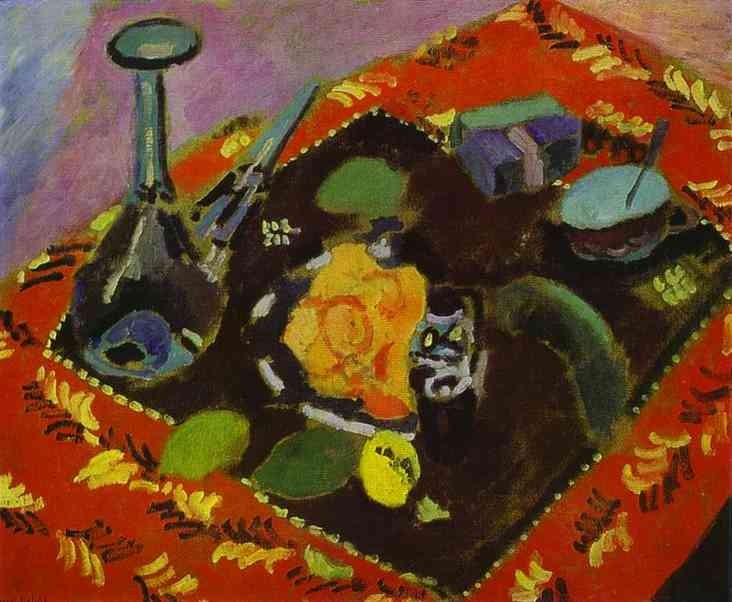 Dishes and Fruit by Henri Matisse