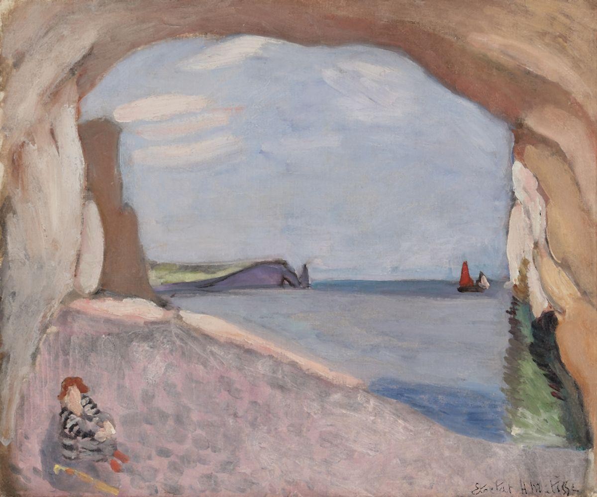 Étretat, La Voile Rouge by Henri Matisse