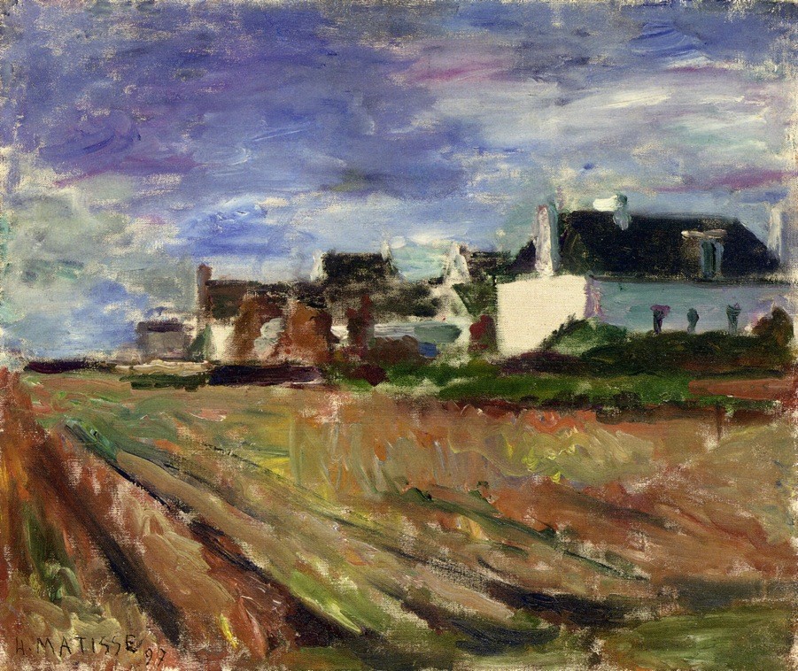 Farms in Brittany, Belle Ile by Henri Matisse