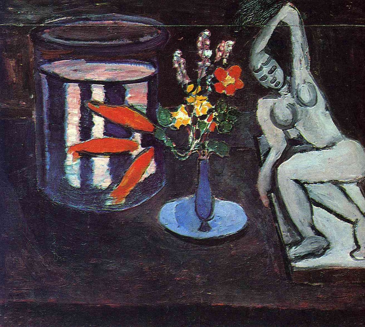 Fish tank in the room by Henri Matisse