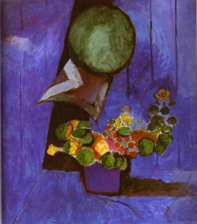 Flowers and Ceramic Plate by Henri Matisse