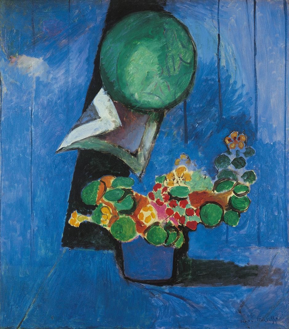 Flowers and Ceramic Plate by Henri Matisse