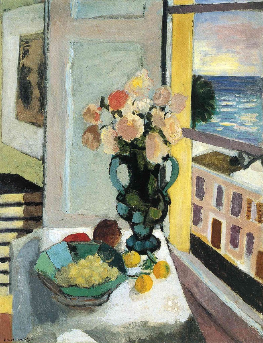 Flowers in front of a Window by Henri Matisse