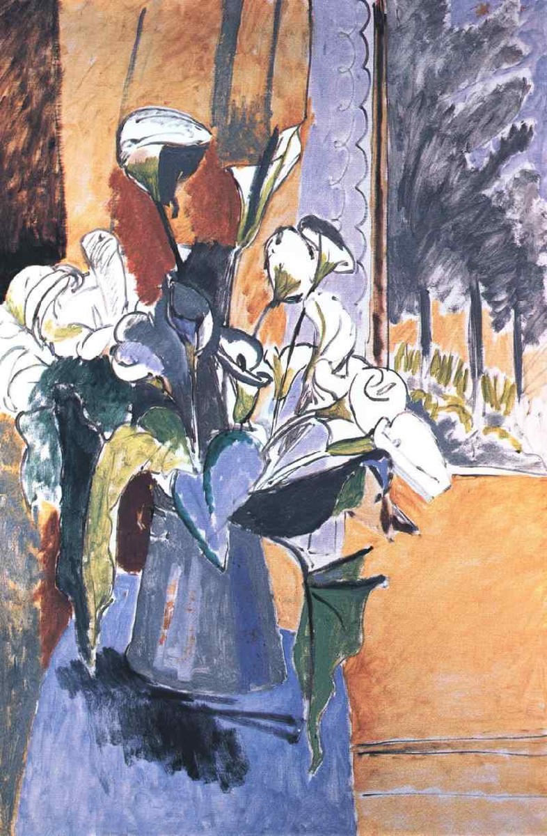 Flowers on the windowsill by Henri Matisse