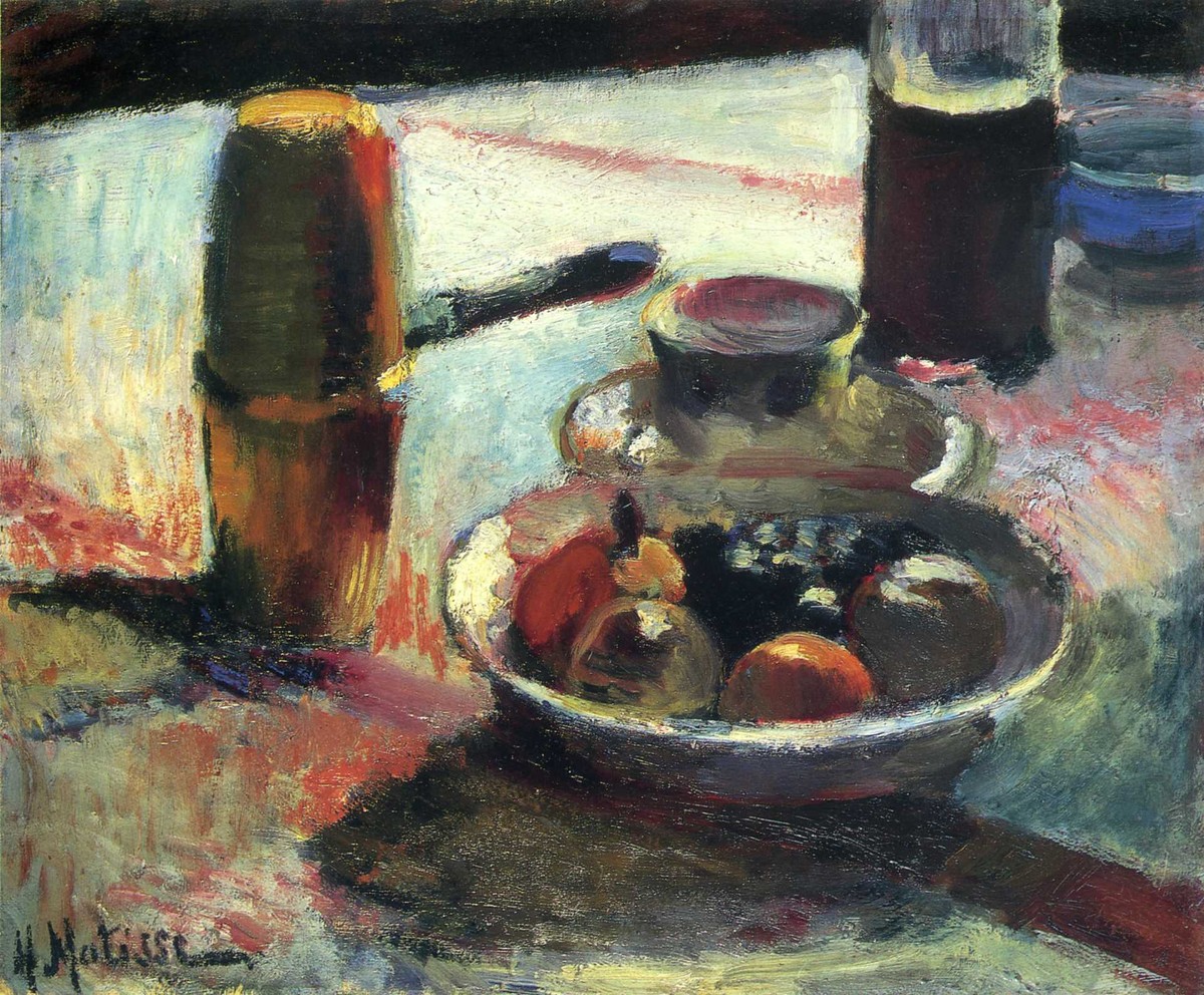 Fruit and Coffee-Pot by Henri Matisse
