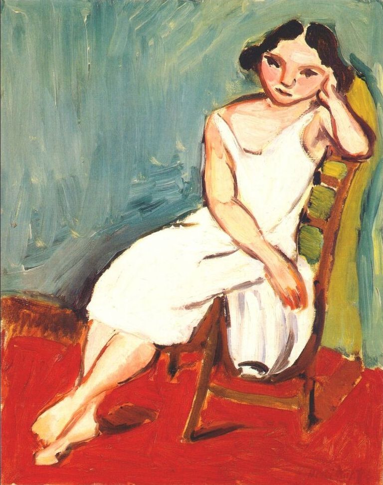 Girl Seated by Henri Matisse
