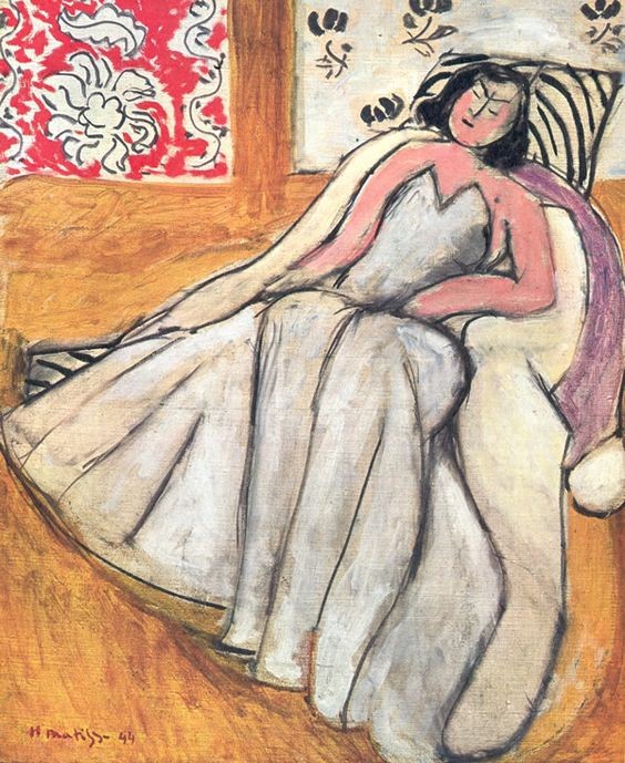 Girl with a Fur Coat by Henri Matisse