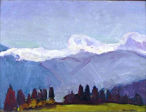 Green needles on the Cross Javernaz by Henri Matisse