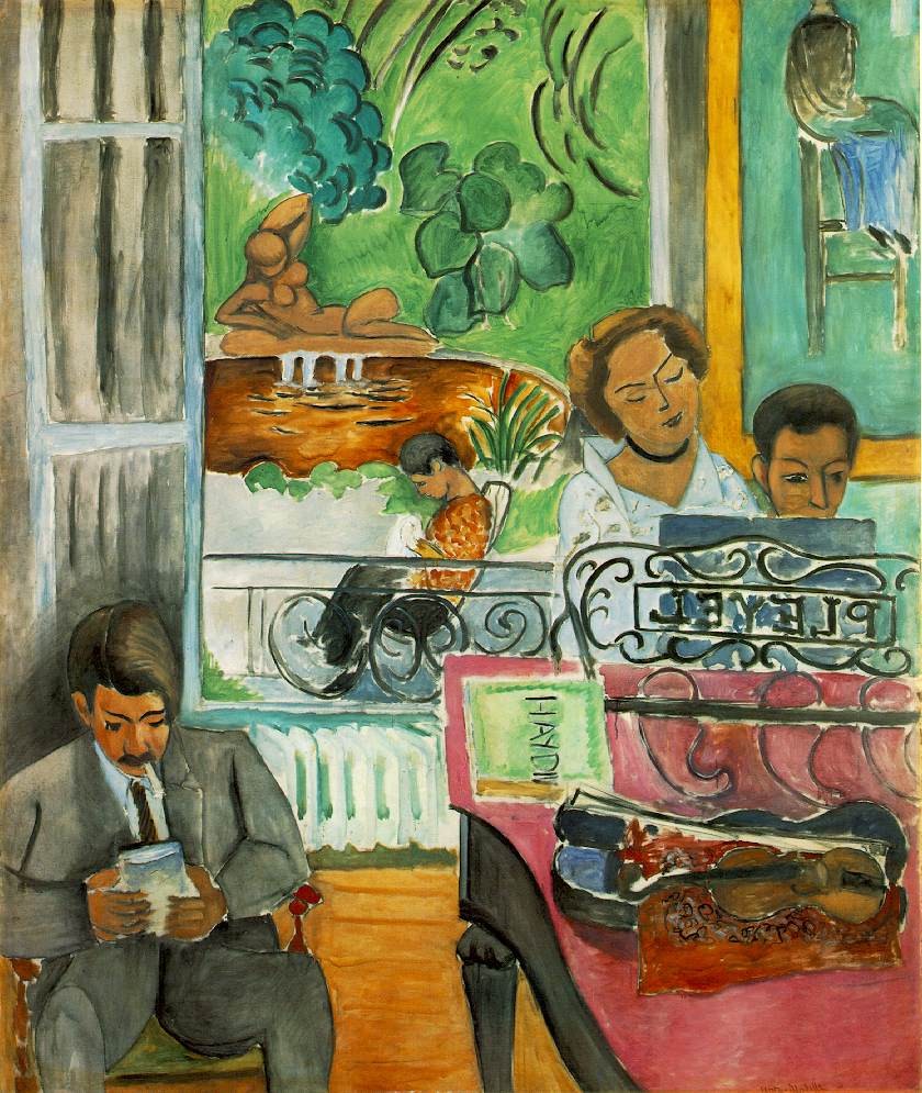 he Music Lesson by Henri Matisse