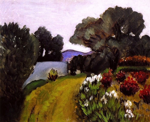 In the Nice Countryside, Garden of Irises by Henri Matisse