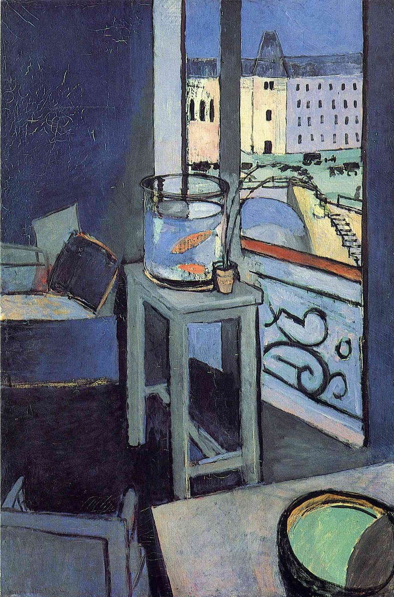 Interior with a Bowl with Red Fish by Henri Matisse