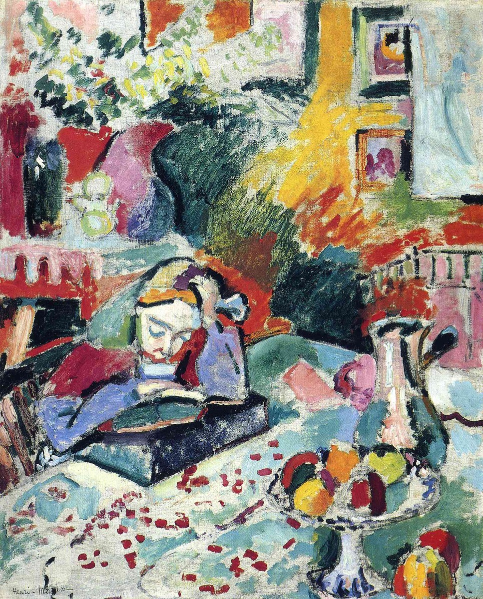 Interior with a Girl Reading by Henri Matisse