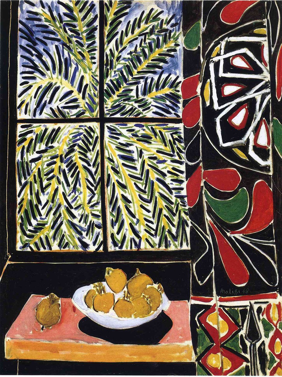 Interior with Egyptian Curtain by Henri Matisse