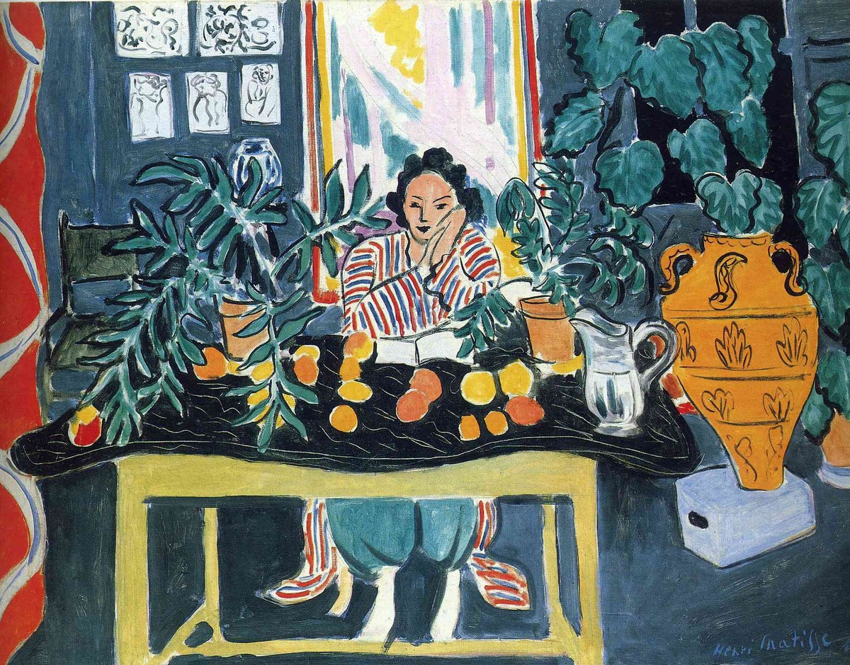 Interior with Etruscan Vase by Henri Matisse