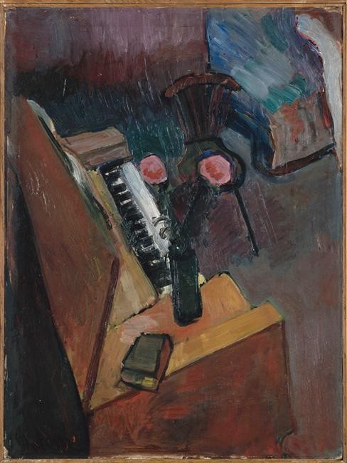 Interior With Harmonium by Henri Matisse