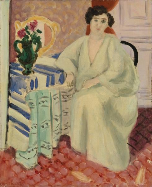 Interior with Seated Figure by Henri Matisse