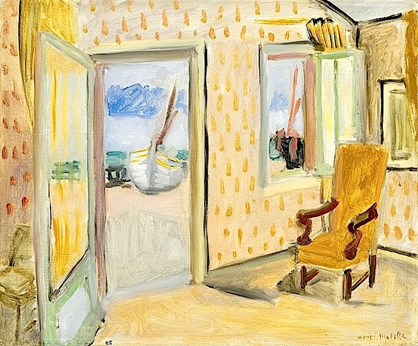 Interior, Open Door by Henri Matisse
