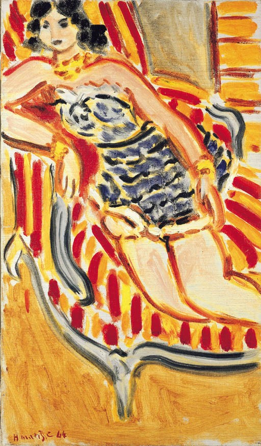 Jeune Femme Au Canapé by Henri Matisse