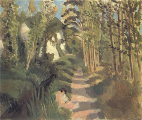 La Robe Blanche, Bords Du Loup by Henri Matisse