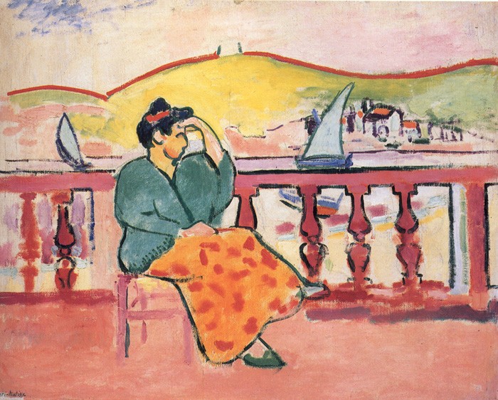 Lady on a Terrace by Henri Matisse