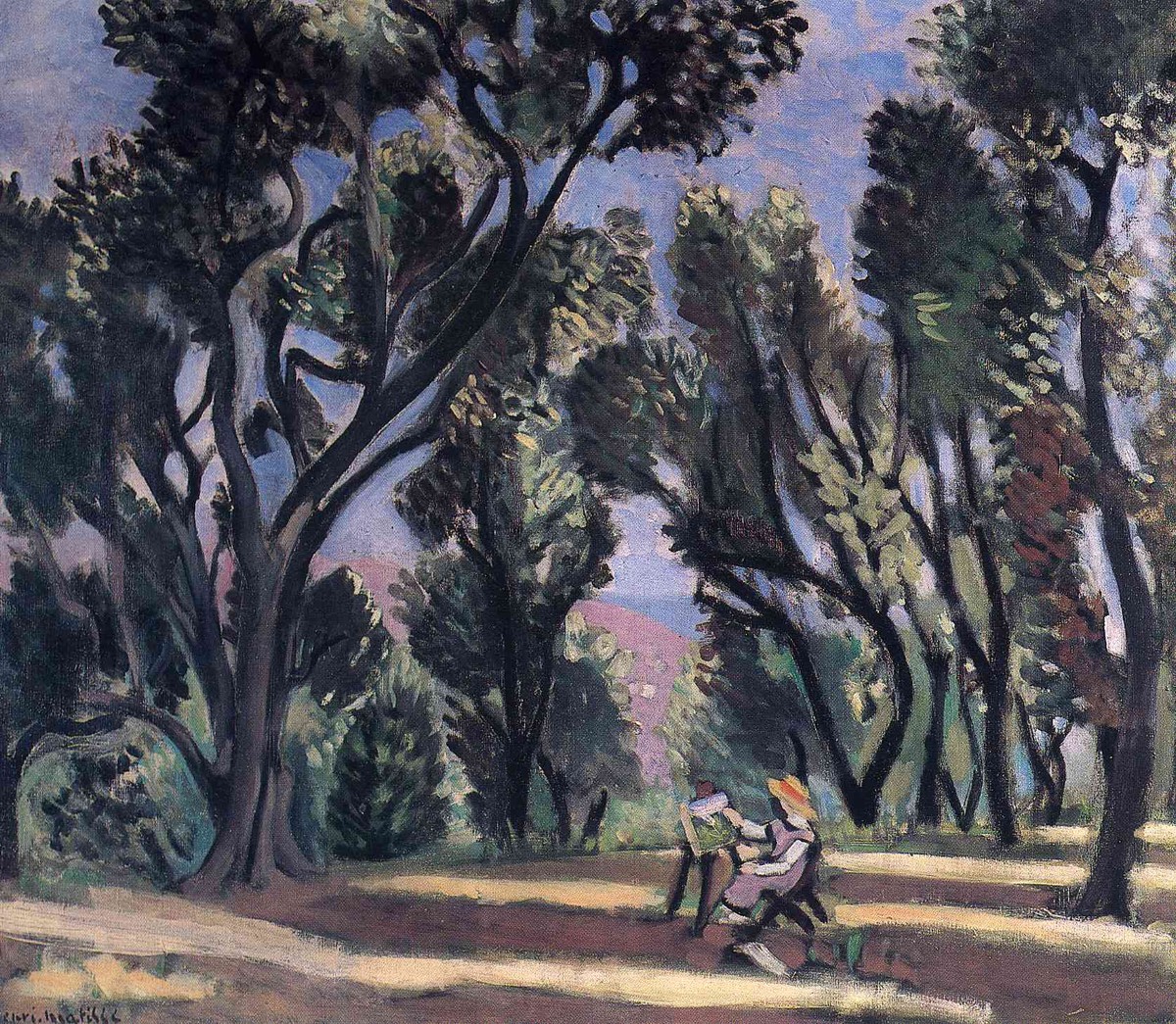 Landscape With a Bench by Henri Matisse